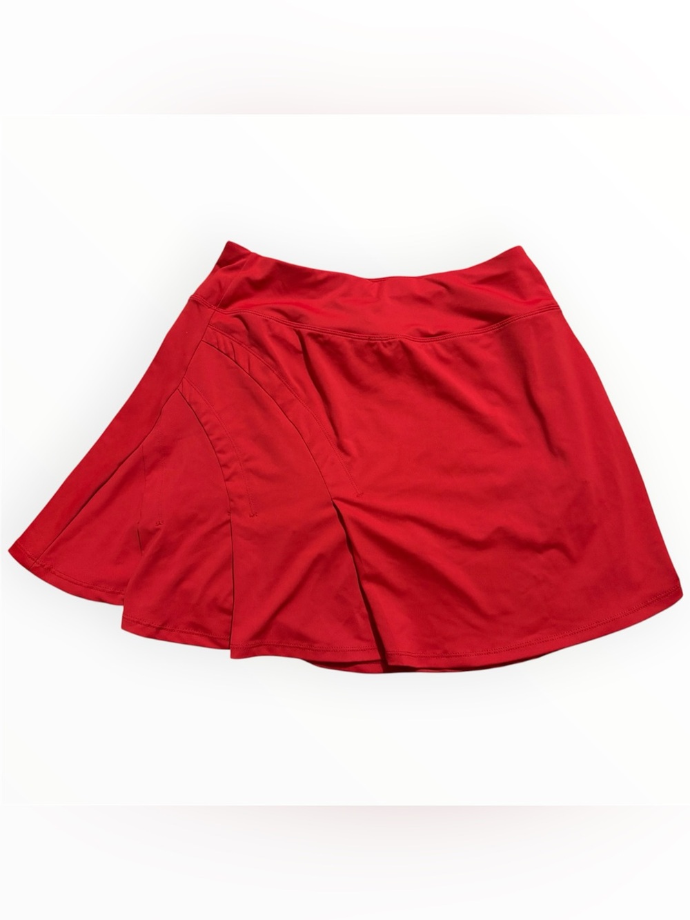 Red Tennis Pleated Skort